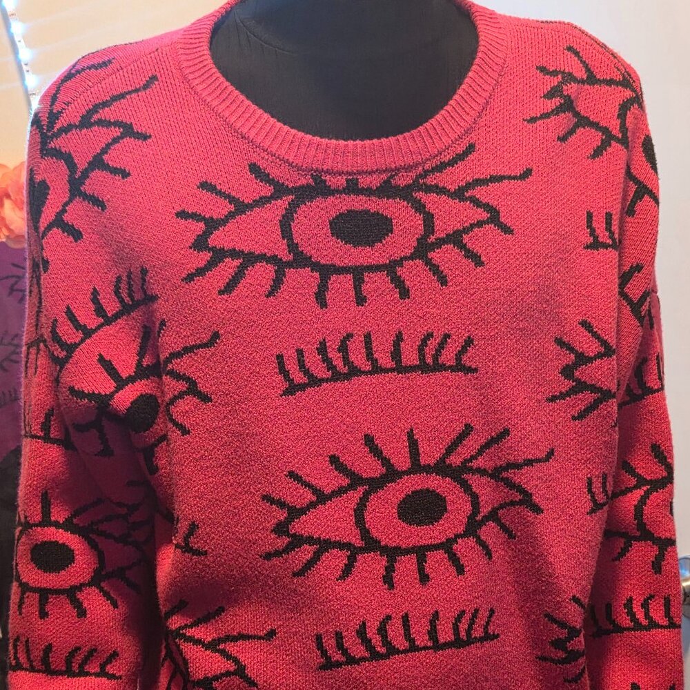 Aqua Blues Eyes Sweater